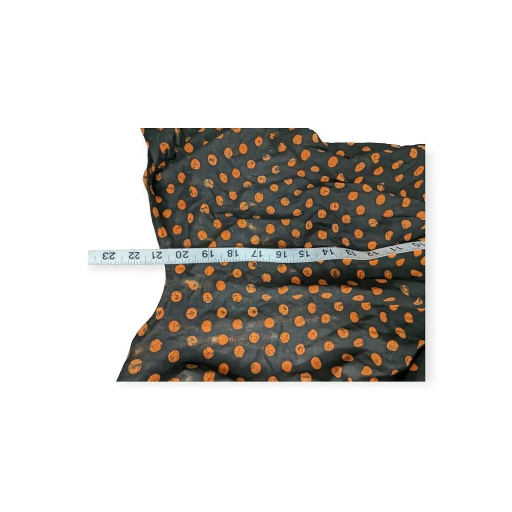 Dog Black & Orange Halloween Pajamas Size Large